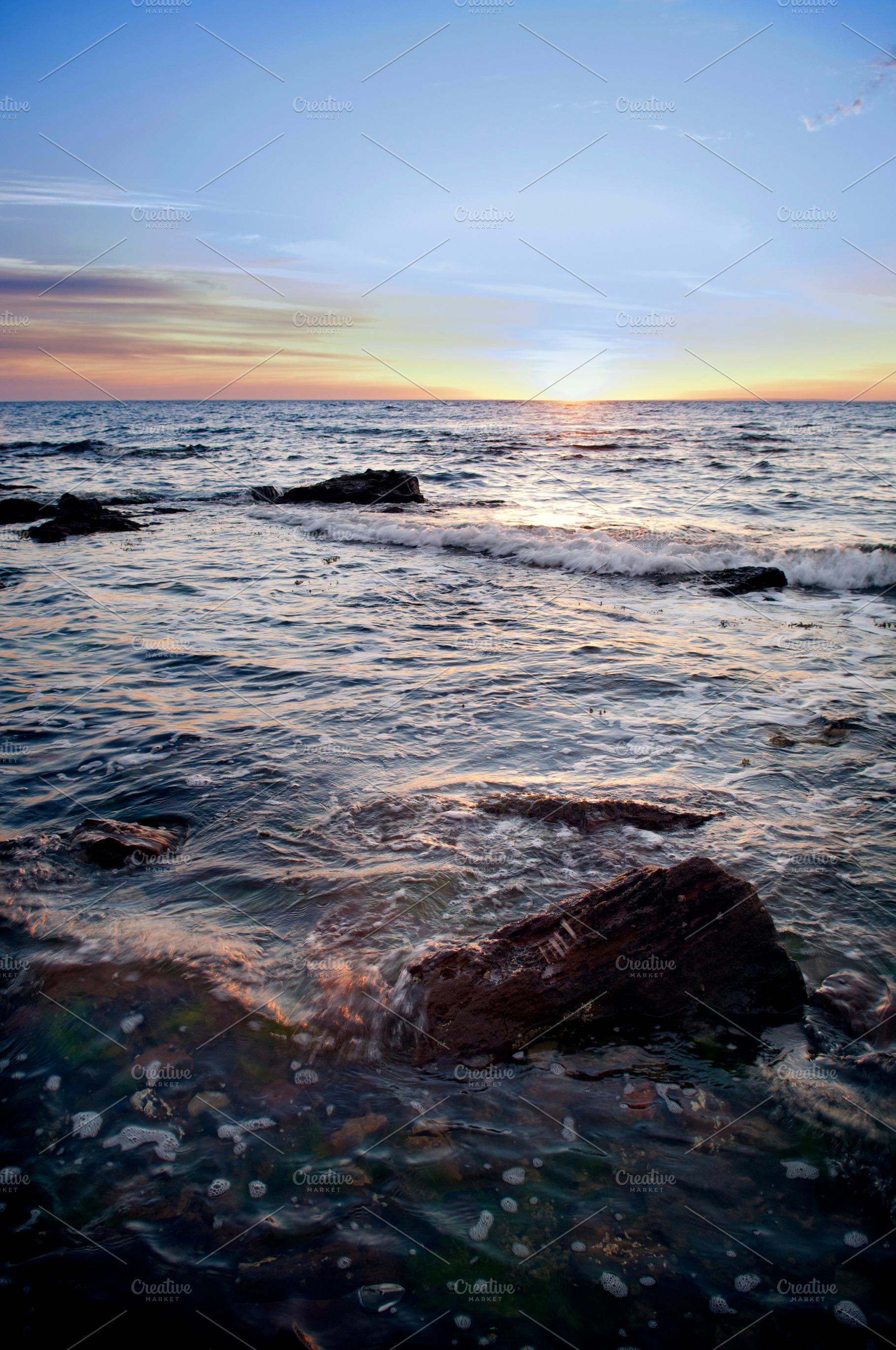 Ocean Sunset, a Nature Photo by THP Creative