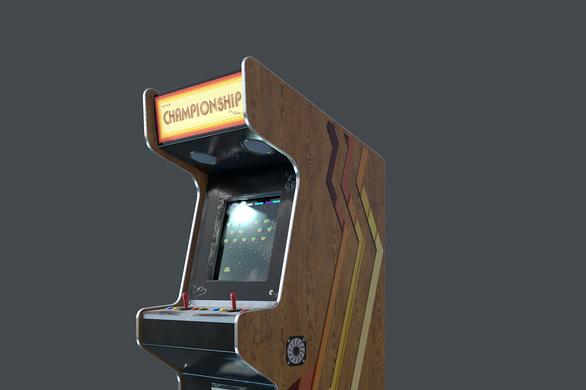 Game Machine PBR, an Object 3D Model by Daniel Mikulik (Photo 5 of 10)