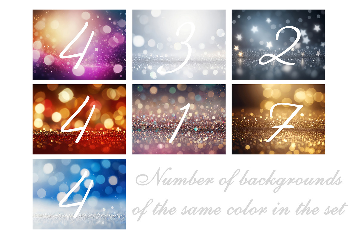Holiday blurry backgrounds, a Background Graphic by Ligrenok Art (Photo 2 of 2)