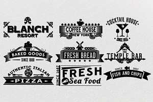 9 Retro Labels