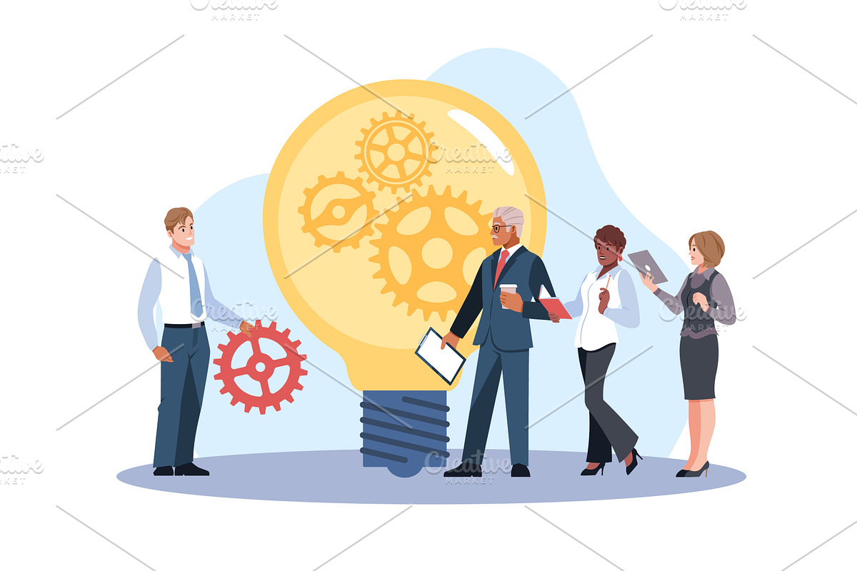 Newcomer to company. Employee proves, a Person Illustration by YummyBuum