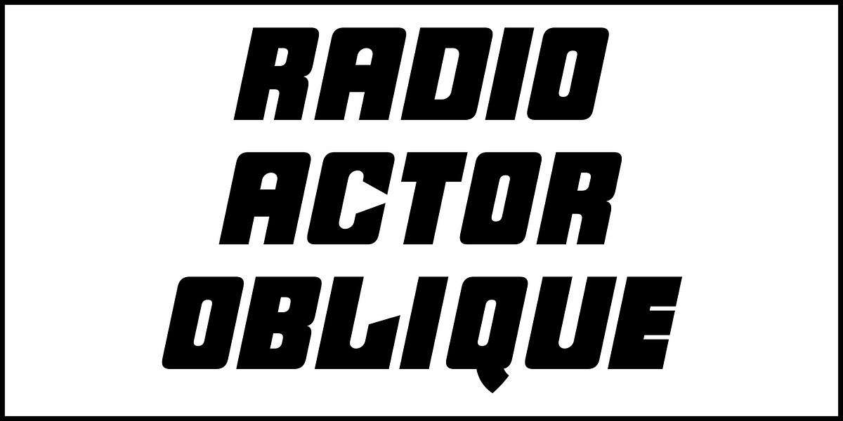 Radio Actor JNL, a Sans Serif Font by Jeff Levine Fonts (Photo 4 of 5)