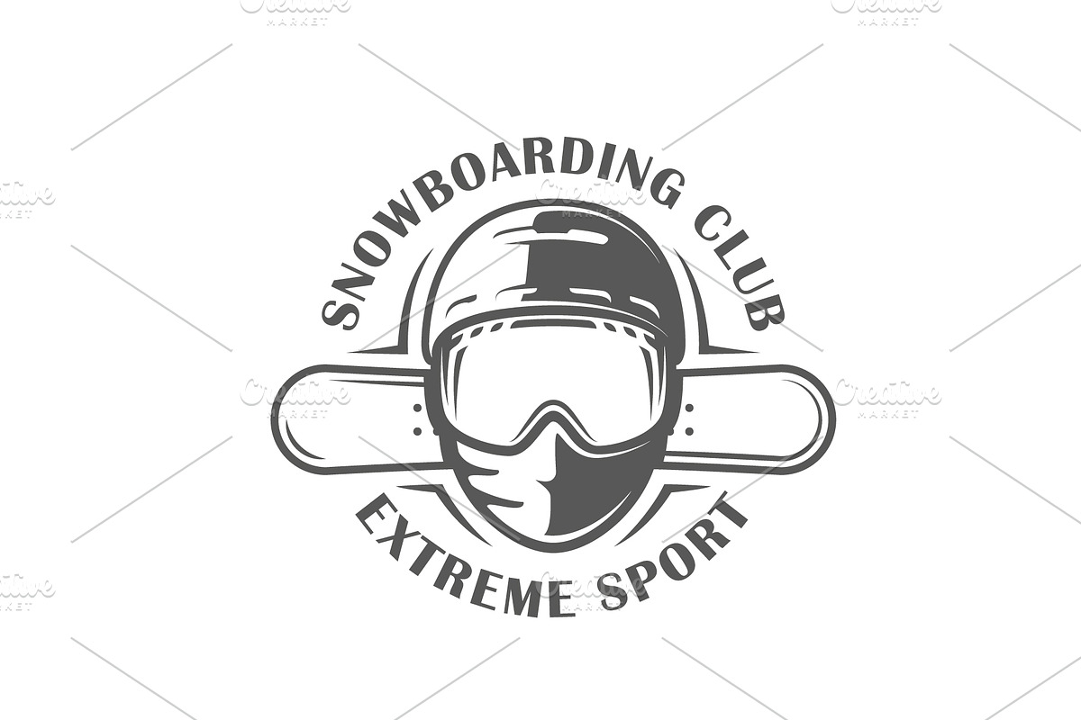 18 Snowboarding Logos Templates, a Branding & Logo Template by Art Design (Photo 19 of 26)