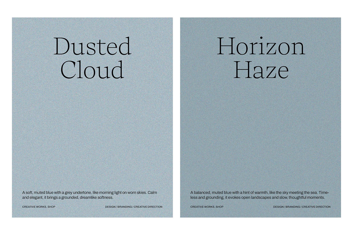 6 Pale Blue Grain Backgrounds, a Texture Graphic by CREATIVE WORKS. (Photo 3 of 5)