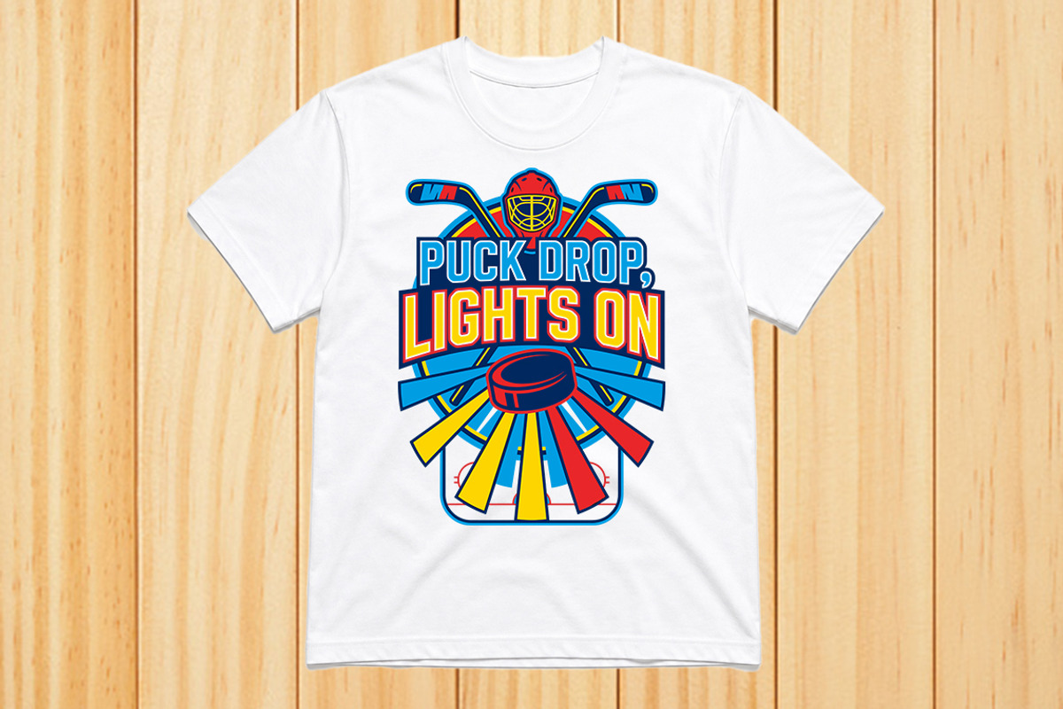 Hockey T-Shirt Design Graphic, an Object Graphic by balal (Photo 1 of 3)