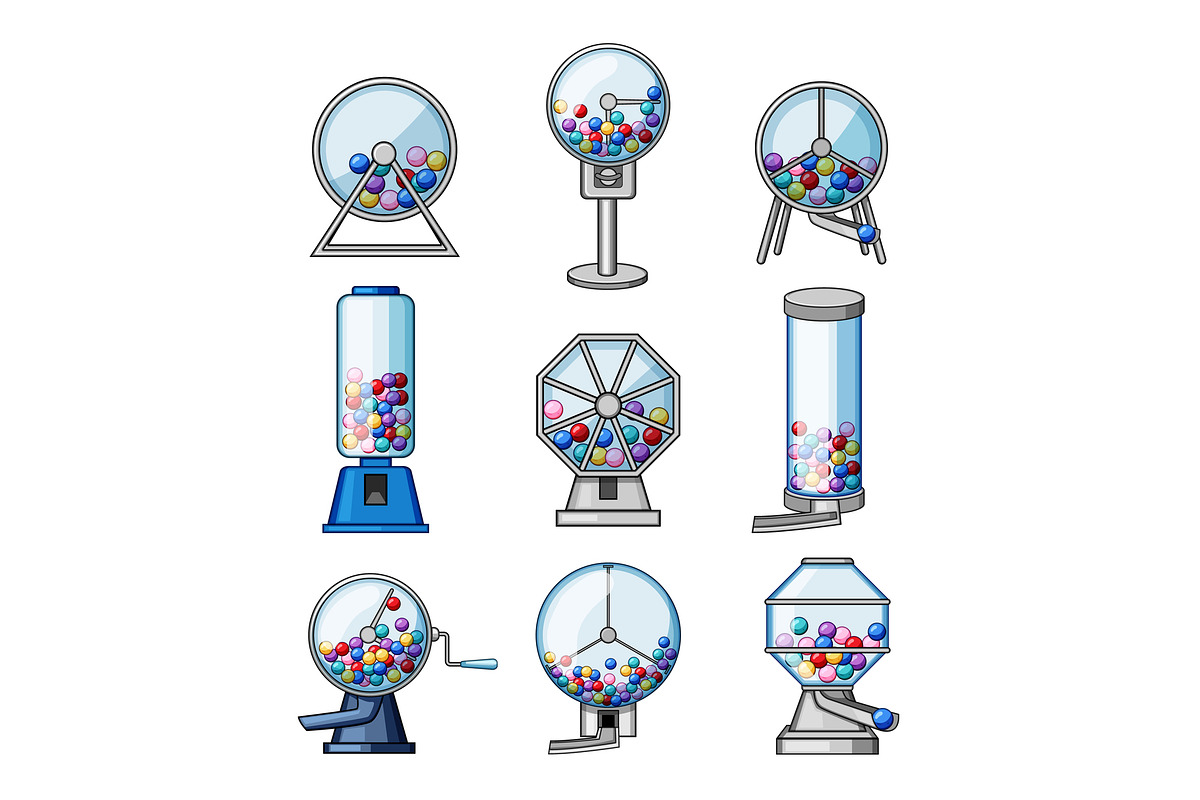 Collection of lottery ball machines, an Object Graphic by pikepicture (Photo 1 of 3)