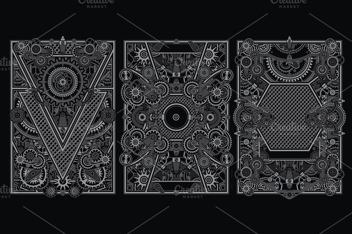 10 mecha poster template chptr 2, a Decorative Illustration by the-sastra (Photo 2 of 4)