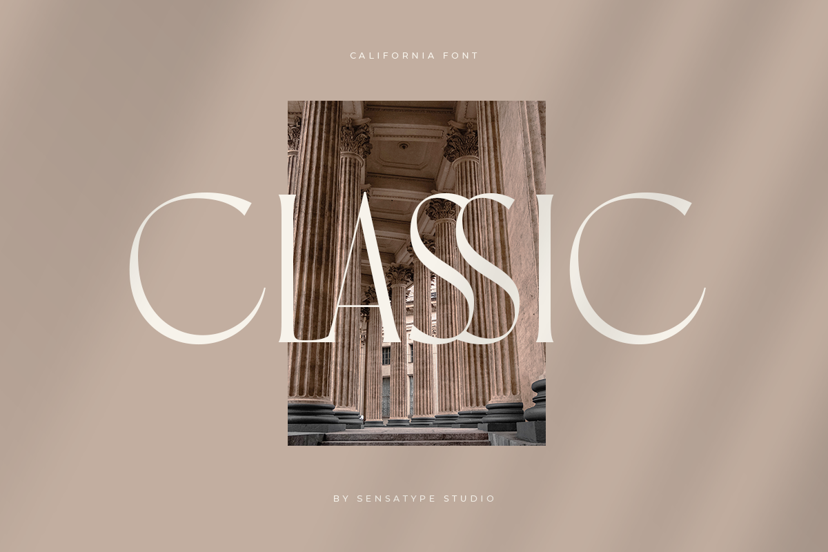 California - Stylish Fashion Font, a Serif Font by Sensatype (Photo 5 of 15)