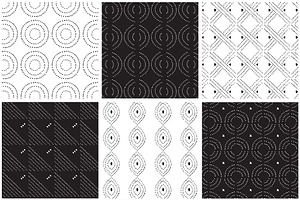 Dotted Vector Patterns & Tiles