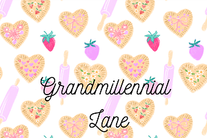 Baking seamless pattern