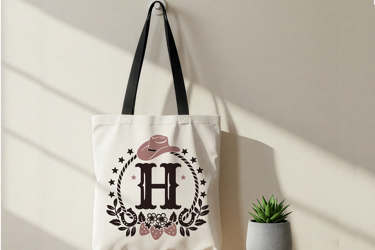 Coastal Cowgirl Monogram SVG Western, an Object Graphic by TanchaArt (Photo 7 of 10)