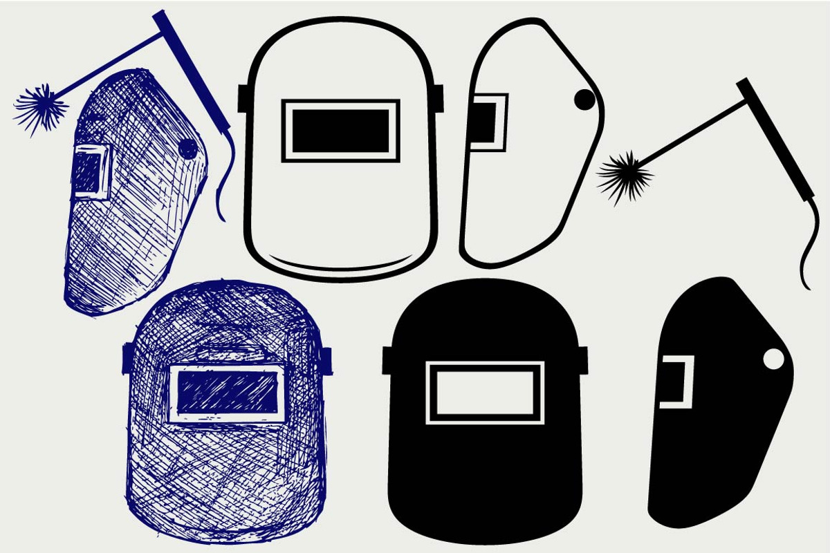 Welding SVG, an Outline Icon by LineworkStock