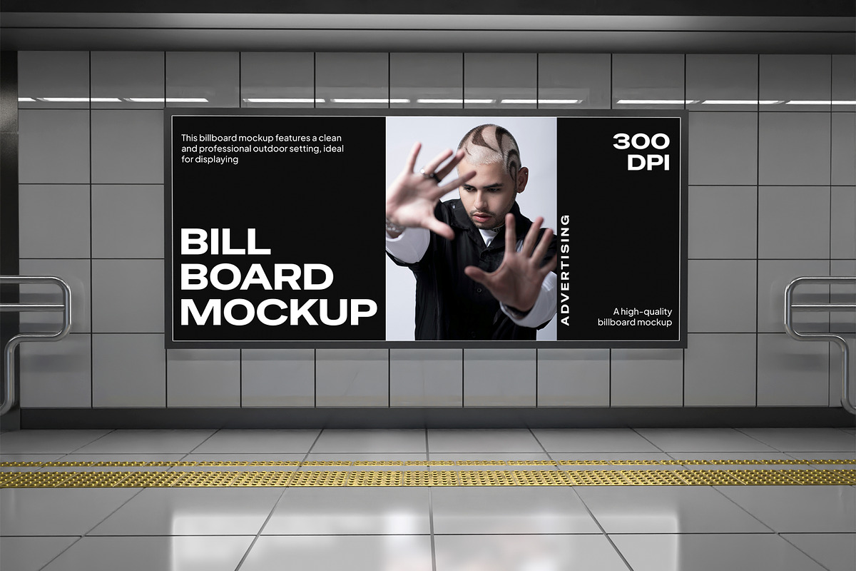 Billboard Mockup, an Advertising Mockup by Permadi Creative