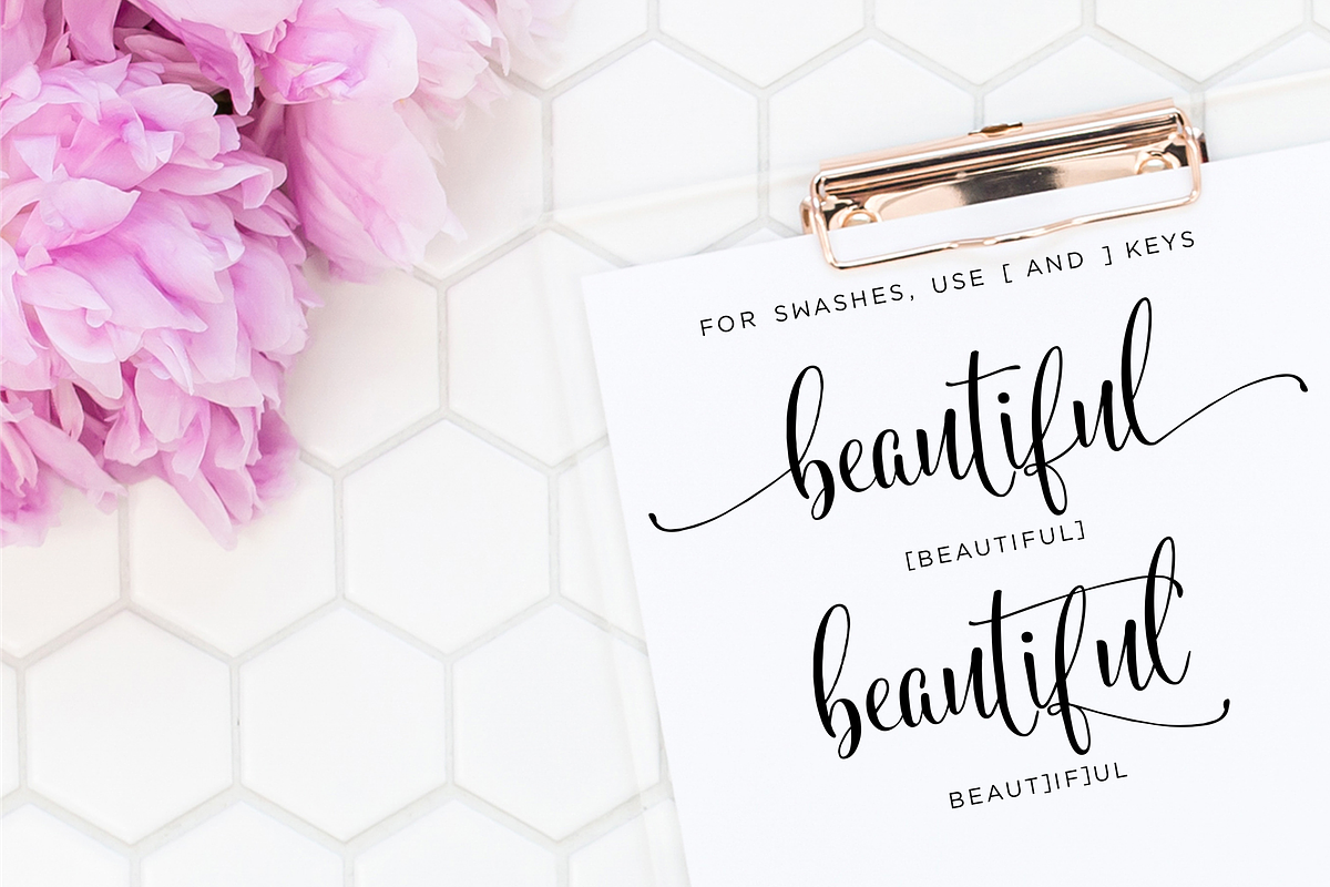 Sifted Wedding Font preview 4