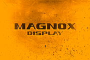 Magnox Display, a Font by Eliezer Grawe (Thumbnail 1 of 5)