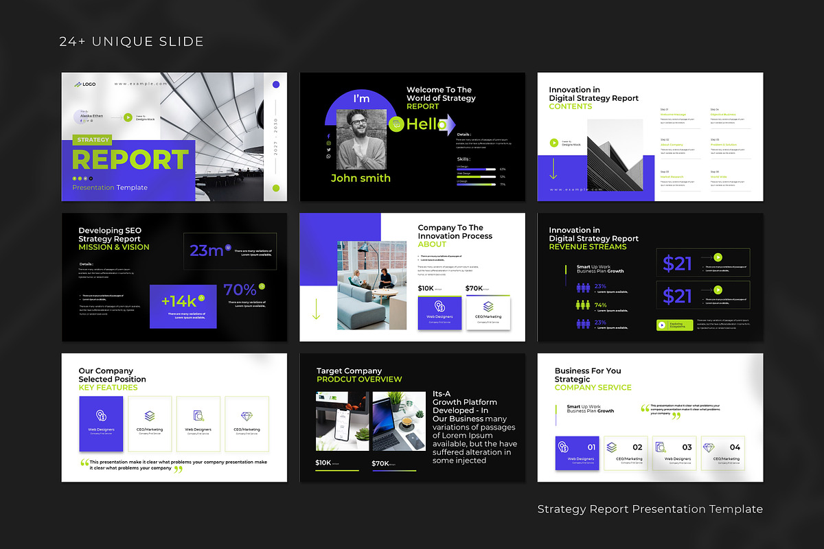 Strategy Report Presentation, a Presentation Template by Creative-Work (Photo 5 of 9)