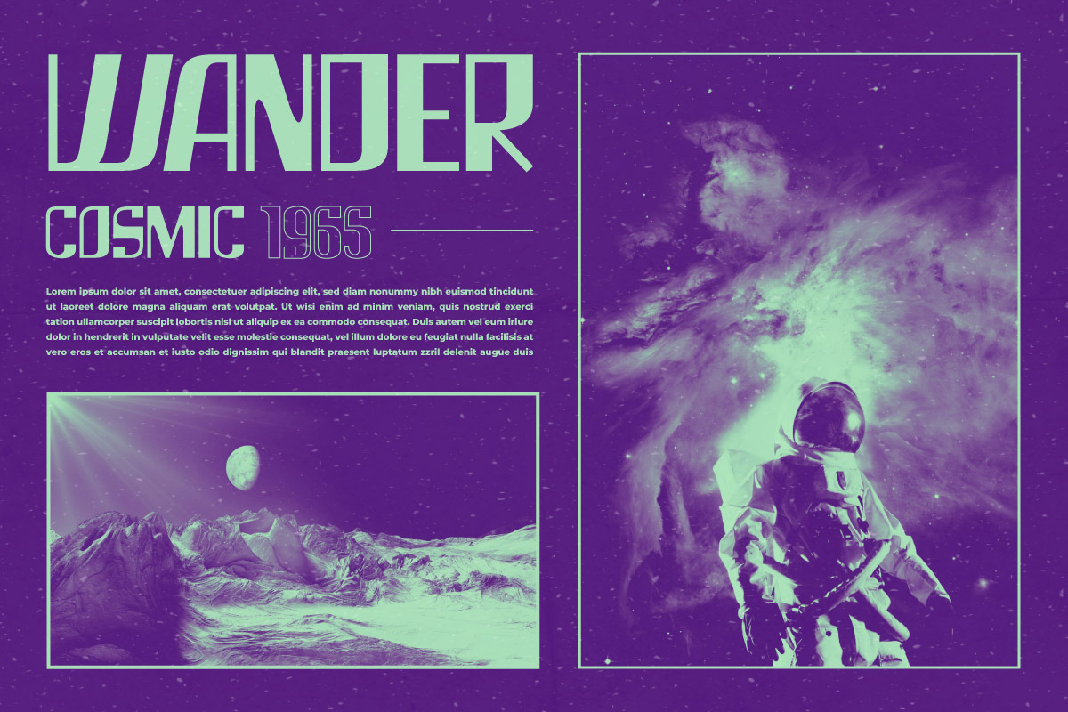 Vakulta - Retro Futurism Font, a Sans Serif Font by twinstd (Photo 2 of 9)