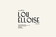 LOU ELLOISE Display Font, a Serif Font by Sylt Type (Thumbnail 9 of 11)