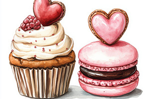 Sweet and dessert cup cake, cake swe, a Food & Drink Photo by Pixeness Studio