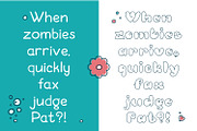 Sale Bubble Double Duo font, a Script Font by Zoya Miller (Thumbnail 6 of 7)