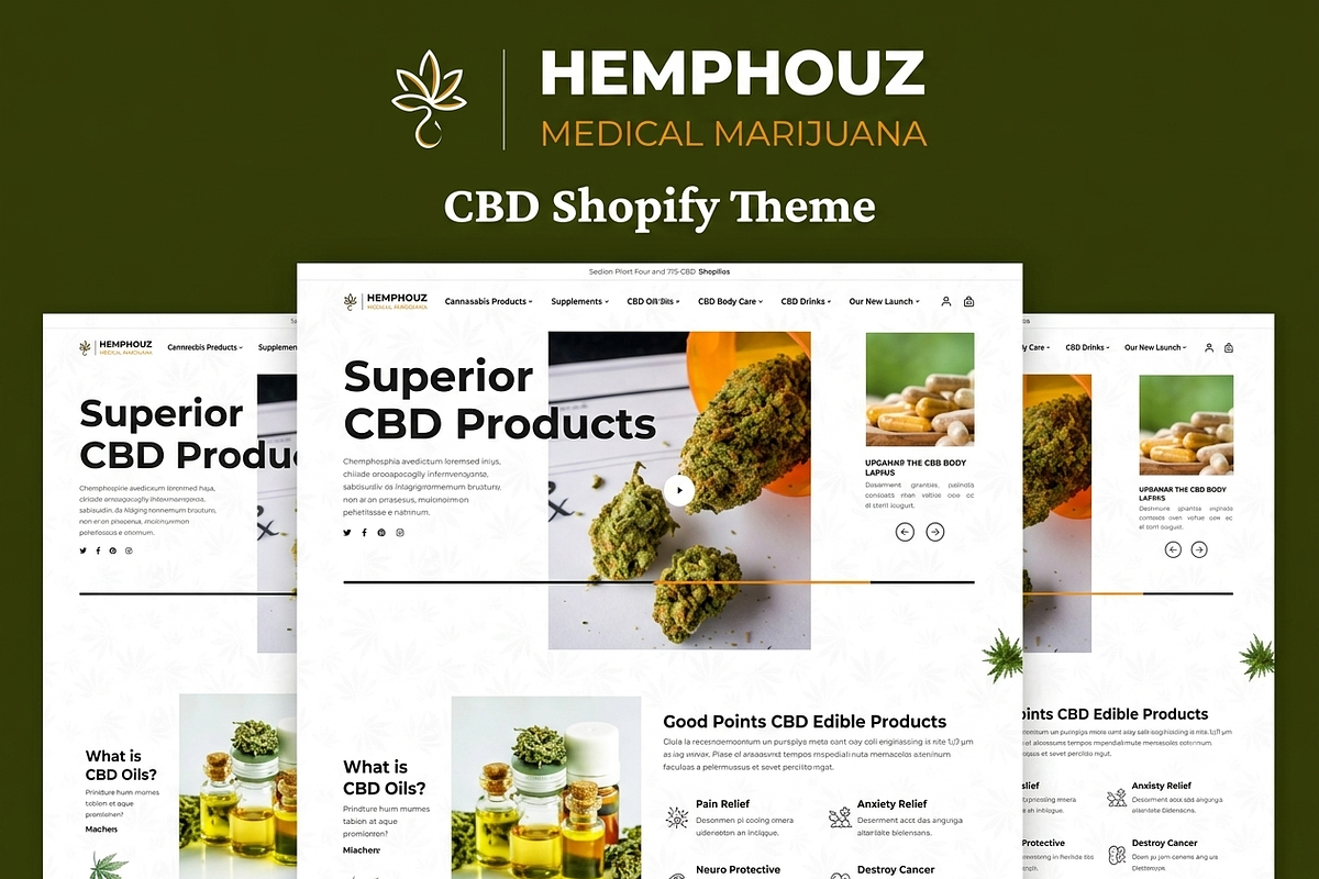 Hemphouz - Cannabis Shopify Theme, a Shopify Template by ThemesRain (Photo 3 of 3)