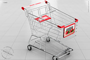 Metal Shopping Cart Branding Mockup, a Product Mockup by INCDesign (Thumbnail 14 of 19)