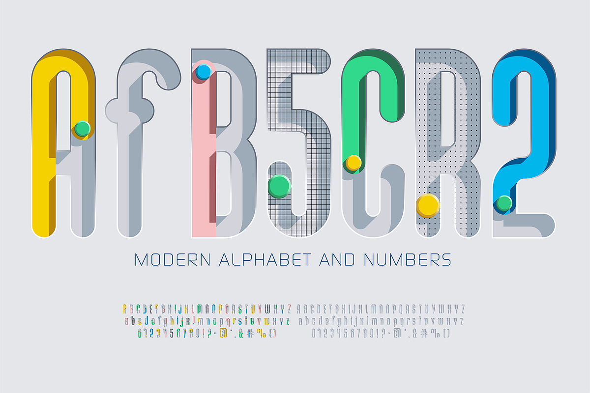 Futuristic Modern Bold Font, a Graphic by Pro_Vector (Photo 1 of 3)