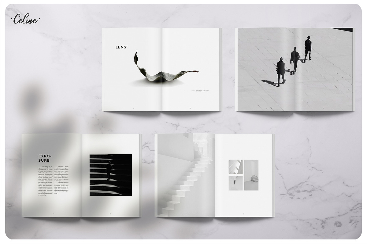 LENS' Photography Portfolio Template, a Magazine Template by Celine Studio (Photo 4 of 12)