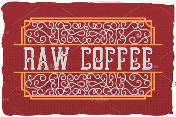 Handcrafted font "Raw Coffee" preview 8