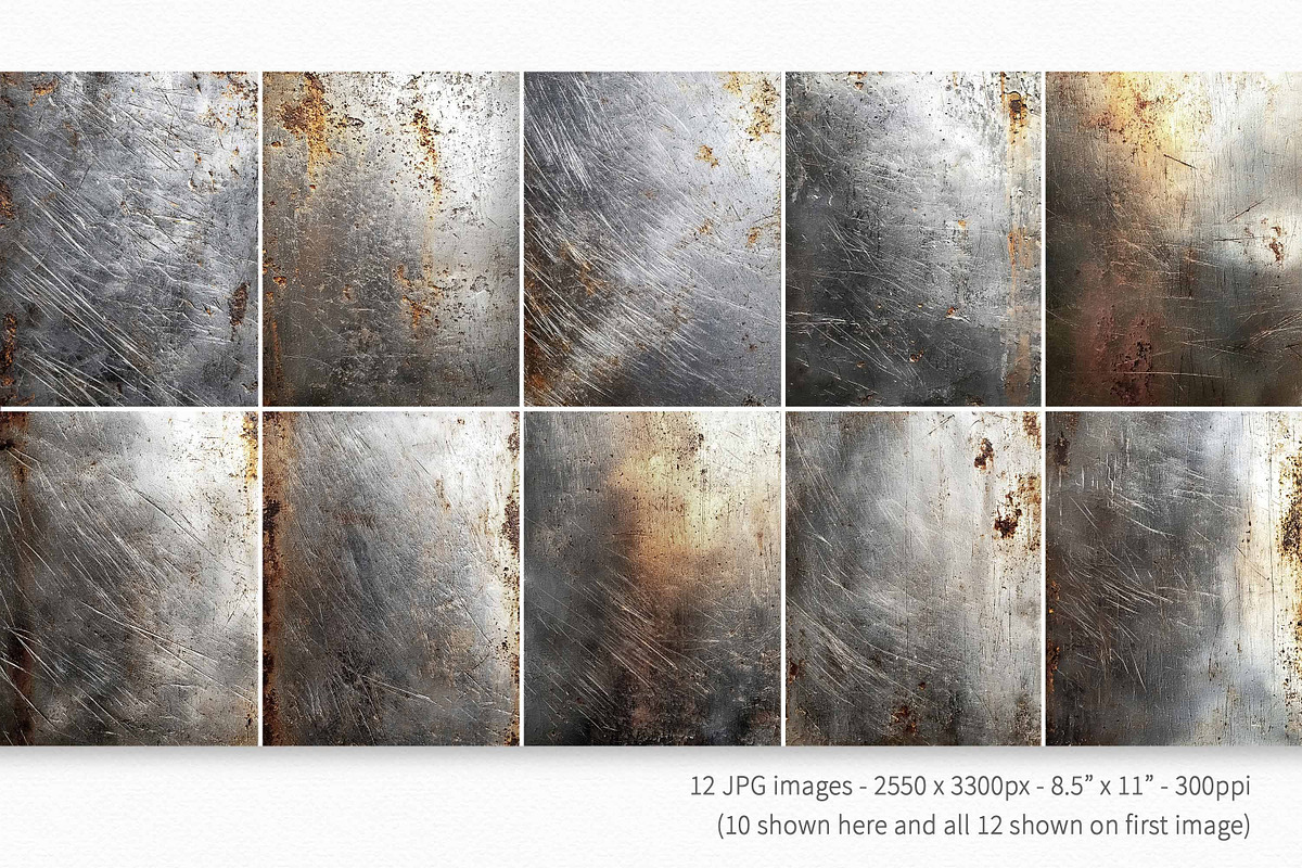 Rusted Silver Textures