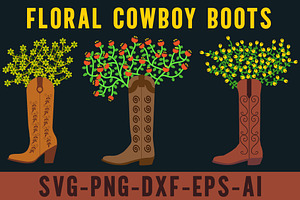 Floral Cowboy Boots