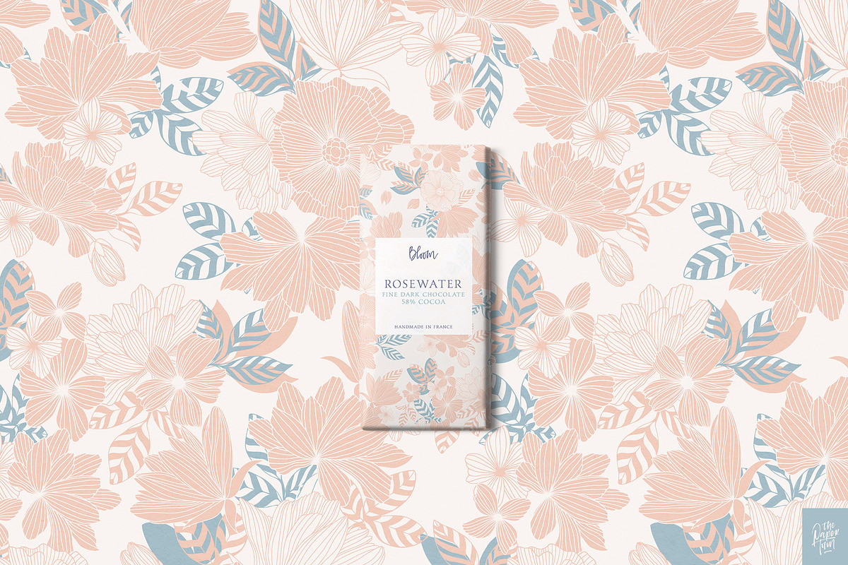 Bloom Floral Pattern Collection, a Pattern Graphic by The Paper Town (Photo 2 of 10)