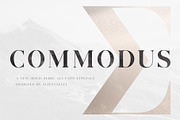 Commodus - All Caps Serif Typeface, a Serif Font by AlienValley (Thumbnail 1 of 9)