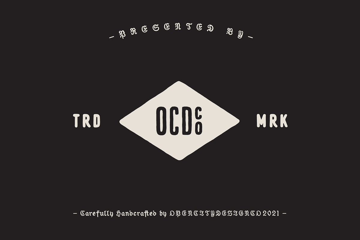 Vanity - Fraktur Blackletter, a Blackletter Font by OPENCITYDESIGNCO (Photo 7 of 7)