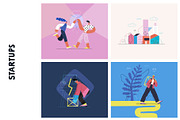 Startups flat vector illustrations, a Templates & Theme by Grivina's shop (Thumbnail 20 of 45)