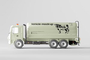 Tanker Truck Mockups