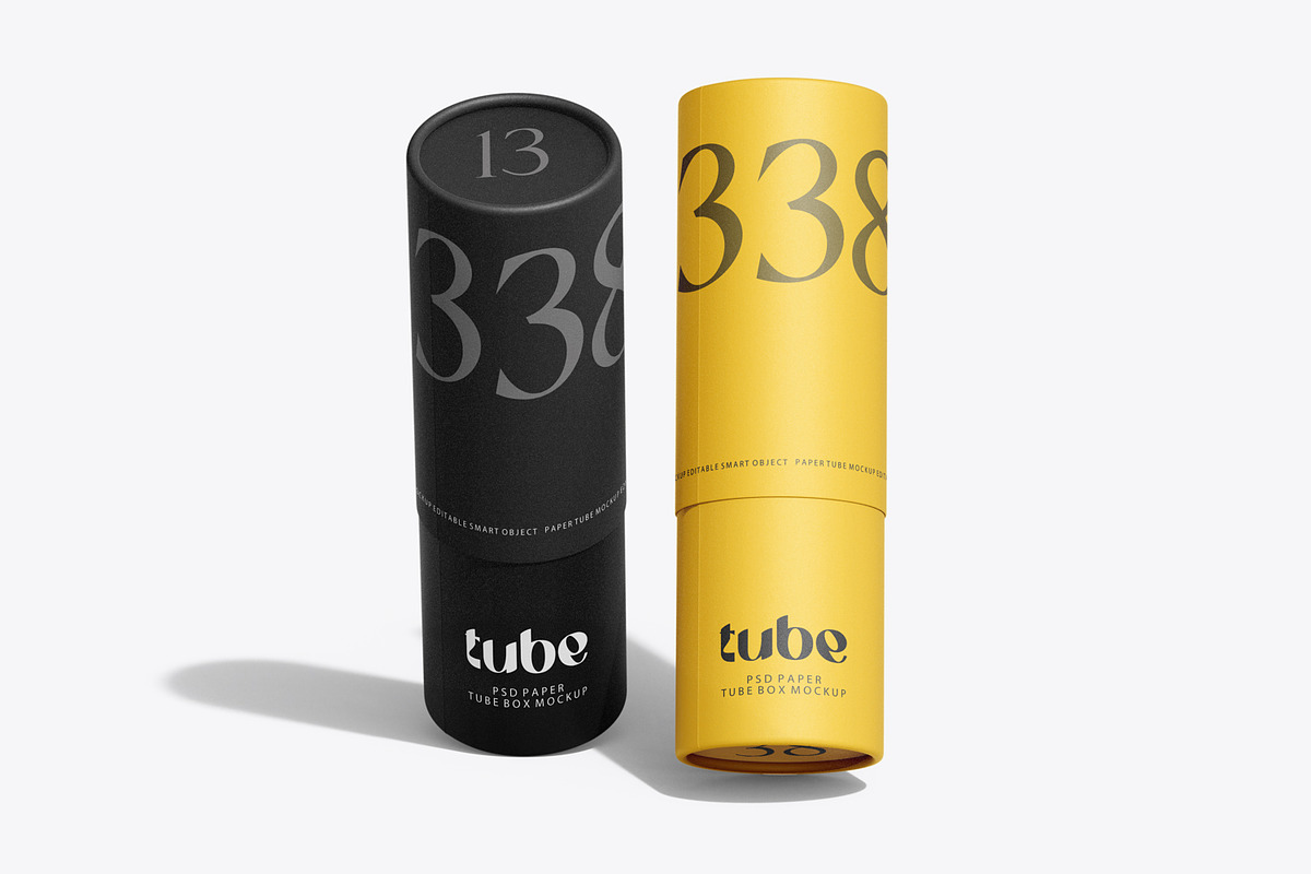 Cosmetic Paper Tube PSD Mockup, a Packaging Mockup by Ram Studio LLC (Photo 4 of 6)