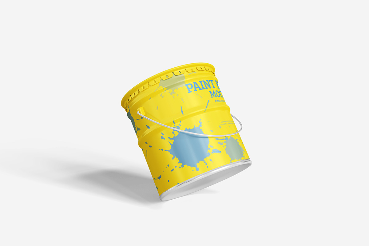 Paint Bucket Mockup, a Product Mockup by bimockup (Photo 5 of 6)