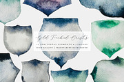 Gold Touched Watercolor Crests, an Object Graphic by OM Creativ (Thumbnail 4 of 7)