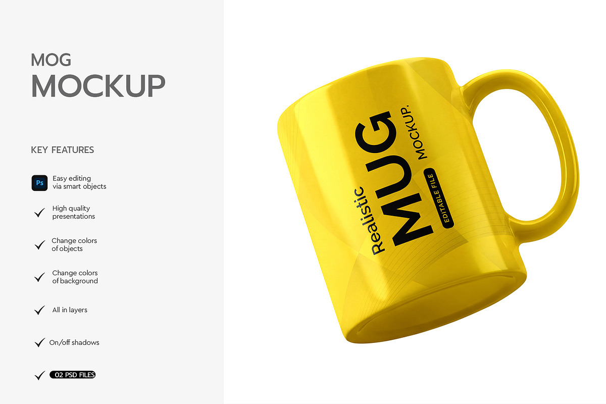 Ceramic Coffee Mug Mockup Set, a Cups & Container Mockup by graphypix (Photo 3 of 3)