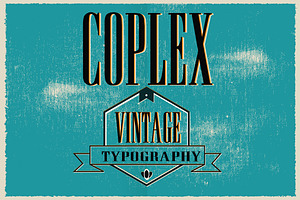 Coplex Typeface