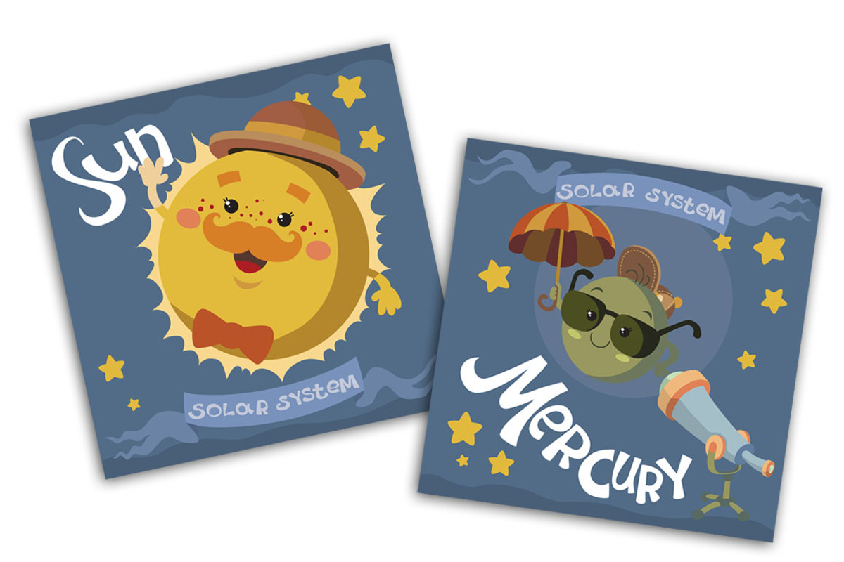 Clip art - Solar system, a Decorative Illustration by Kopirin (Photo 5 of 10)