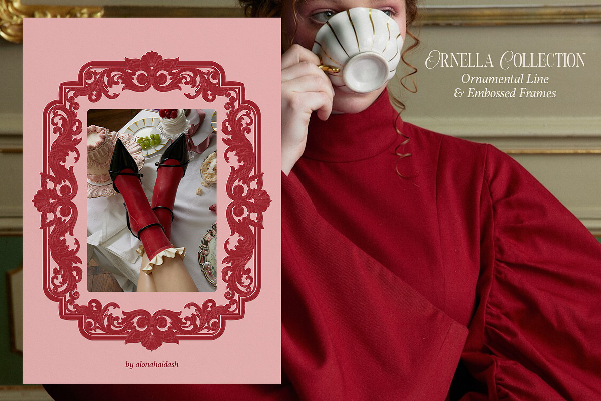 Ornella Ornamental & Embossed Frames, an Object Graphic by alonahaidash (Photo 19 of 19)