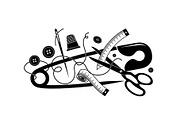Safety Pin Vector Silhouette Bundle, an Illustration by Designs_River (Thumbnail 13 of 20)