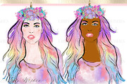 Unicorn Dreams clipart, an Illustration by Libby Wishes (Thumbnail 6 of 11)
