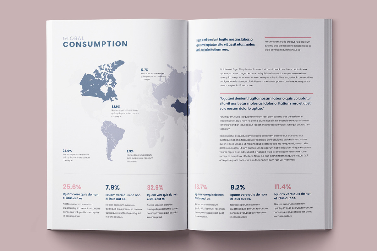Business Planner Template, Canva, a Brochure Template by Niofix (Photo 4 of 6)