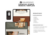 Squarespace Creative Studio Template, a Squarespace Template by Mockup Art Atelier (Thumbnail 9 of 15)