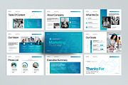 Marketing Plan Presentation Template, a Presentation Template by MightyDesign (Thumbnail 1 of 8)