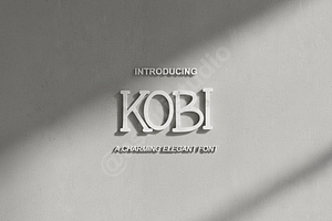 Kobi | Elegant & Modern Sans Serif T, a Font by Astuti Studio