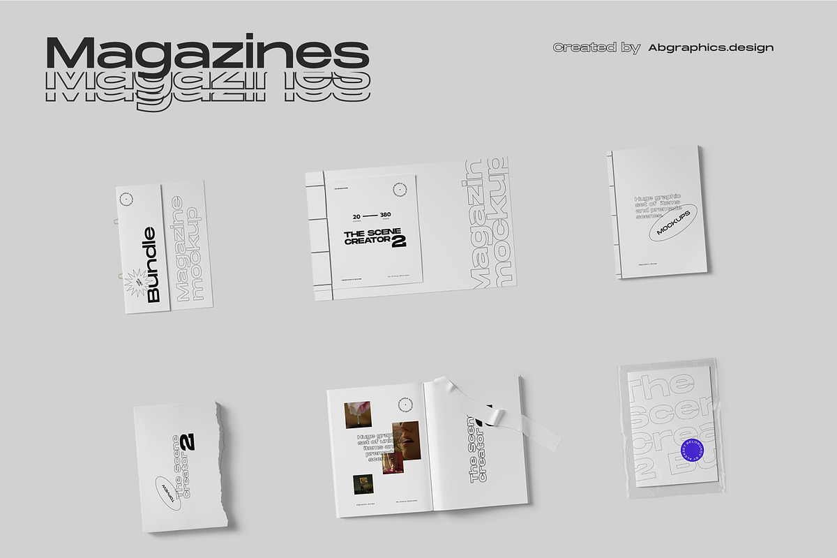 50%OFF The Scene Creator 2-top view, a Packaging Mockup by Creatoom (Photo 16 of 40)